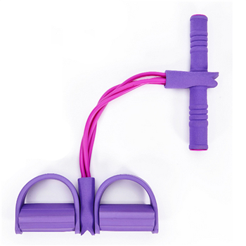 Fitness Pedal Expander Pull with Four Tubes