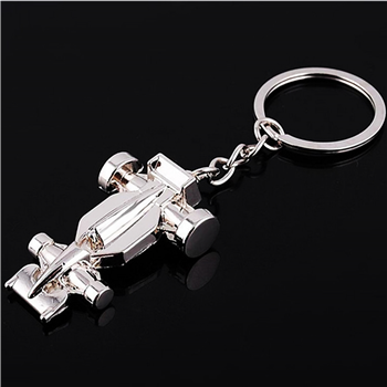 High Quality Metal Auto Racing Model Car Key Chain