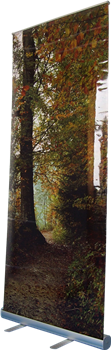 Telescopic Roll Up  Banner stand