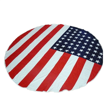 Round beach towel