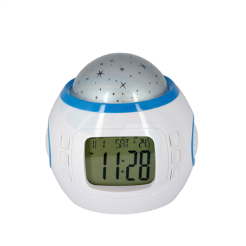 Romantic LED 7 Color Changing Music Star Sky Projection Alarm Clock