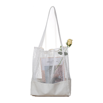 Fashionable Lady Mesh Tote Bag