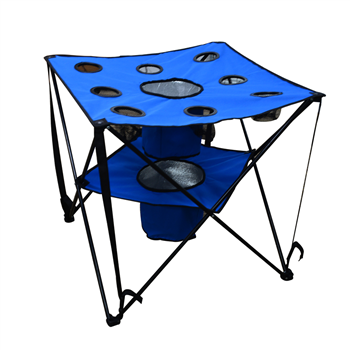 Beach Folding Table With 8 Cup holder