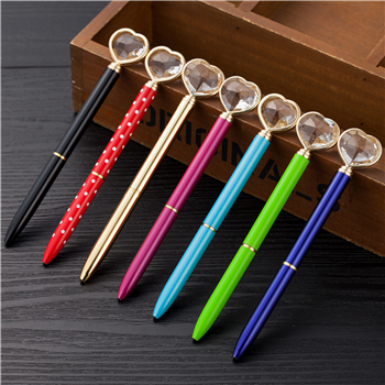 Crystal Heart Pen