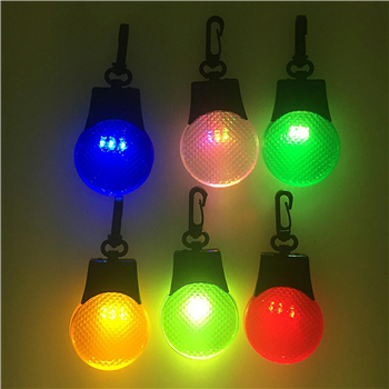 LED Reflector Whistle Key Rings
