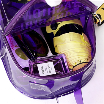 Transparent PVC small backpack