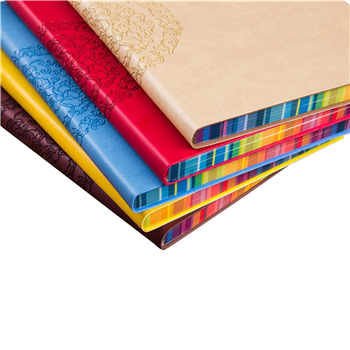 Rainbow edge PU notebook