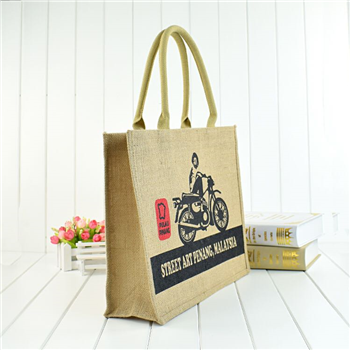 Eco-friendly Jute Shopping Tote Bag
