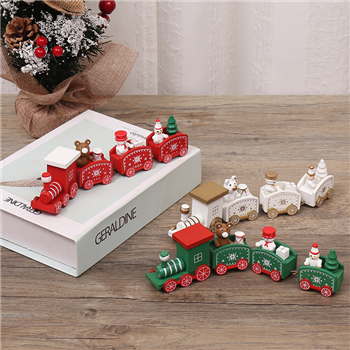 Wood Train Car Set 