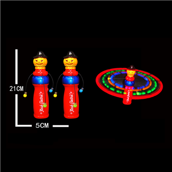 LED Light Up Glow Galaxy Spinner Wand