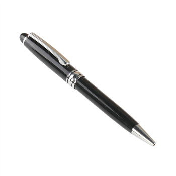 Metal look Ballpoint Pen with golden/silver clip