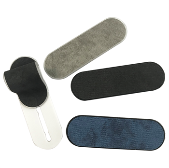 Magic Sticker Phone Holder with Denim Finish