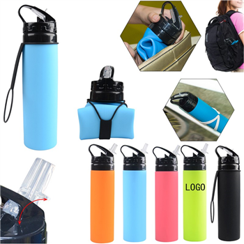 20oz Silicone Folding Sport Bottle