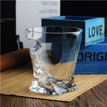 Handmade Twisted Glass Cigar Cup
