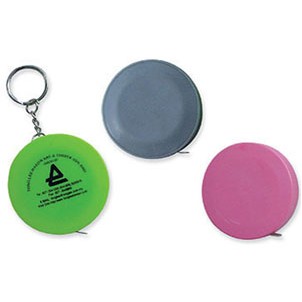 Round Tape Measure W/Key Ring