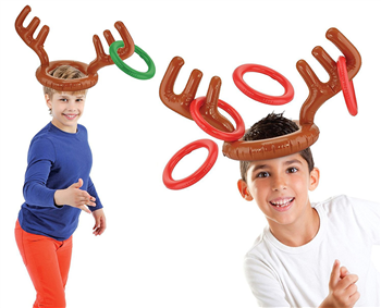 Inflatable Throwing Antler Headband
