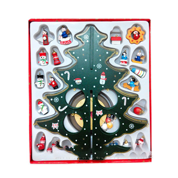Wooden Christmas Tree Ornaments