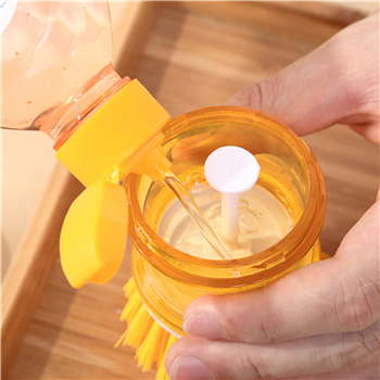 Kitchen Brush With Soap Dispenser 