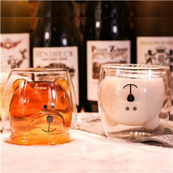 Old Fashioned Glasses Cute Bear Cups