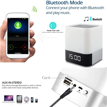 Night Light Bluetooth Speaker
