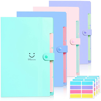 5 Pockets Expanding File Folder