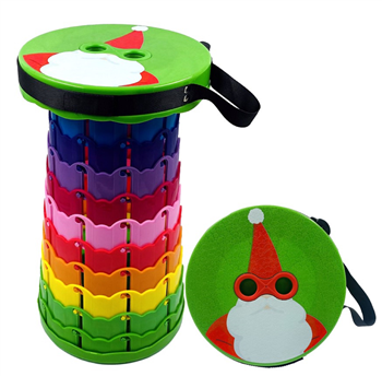 Rainbow Retractable Folding Stool