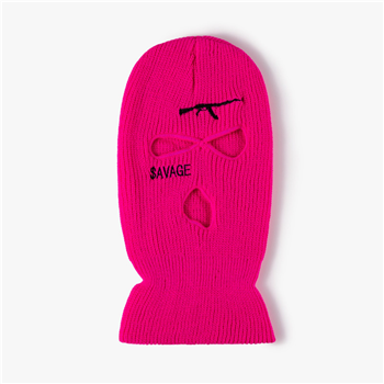 Custom 3-Hole Knitted Ski Hat