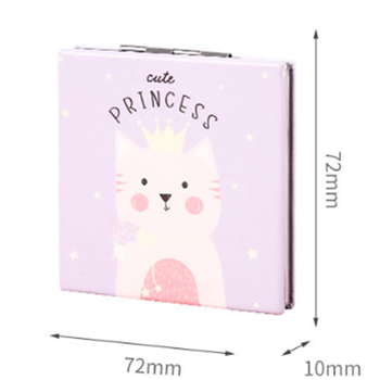 Square Shape Foldable Cosmetic Mirror