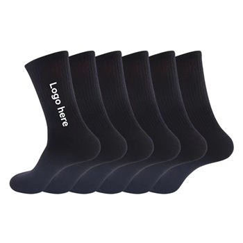 Mid Calf Jacquard Crew Socks