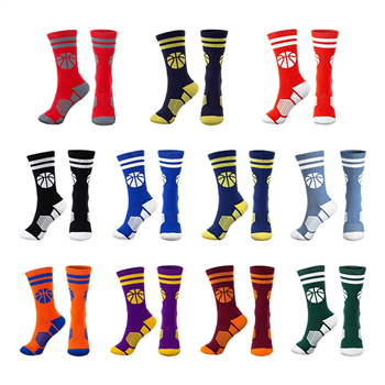 Mid Calf Jacquard Crew Socks