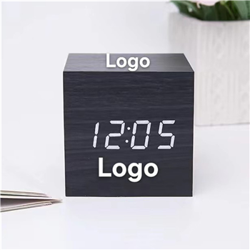 Wooden Digital LED Alarm Clock