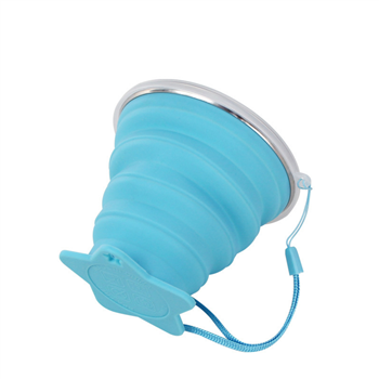 9oz Star Pattern Silicone Folding Cup