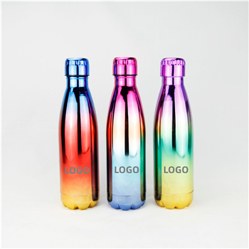 17 oz. Electroplated Glossy Cola Bottle Thermos