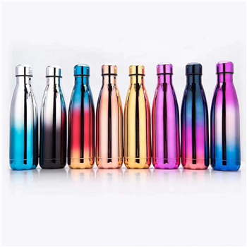 17 oz. Electroplated Glossy Cola Bottle Thermos