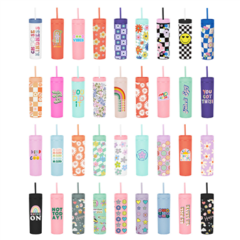 16 oz. Rubberized Finish Double Wall Tumbler