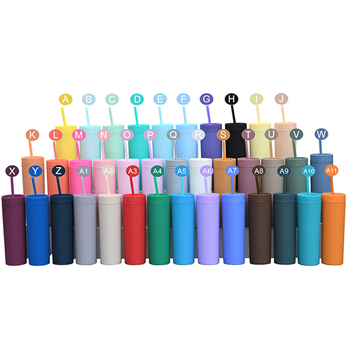 16 oz. Rubberized Finish Double Wall Tumbler