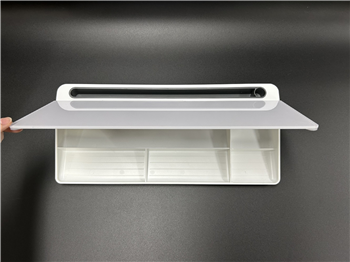 Desktop Glass Whiteboard w/ Storage Base
