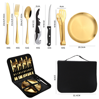 Camping Picnic Utensil 20 Pcs Sets