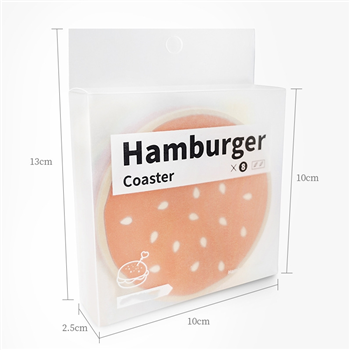 Waterproof Hamburger Coaster Sets