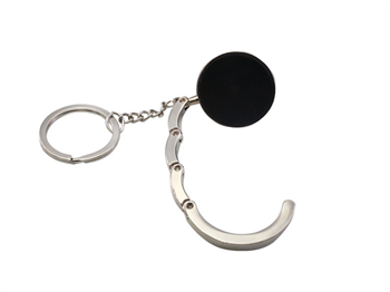 Folding Purse Hanger With Keychain