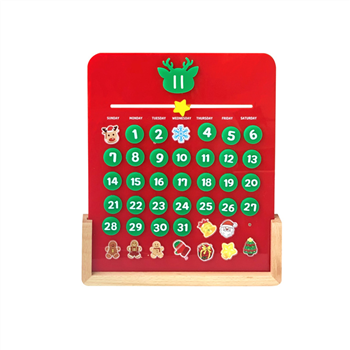Acrylic advent calendar ornament