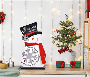 Christmas Snowman Calendar Ornament