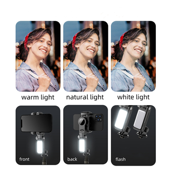 Phone Gimbal Stabilizer With LED Lights