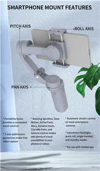 3-Axis Gimbal Stabilizer Model F5 