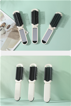 Folding Brush With Mirror