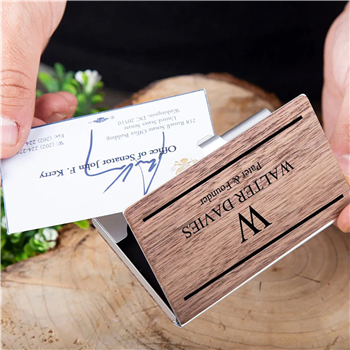 Wooden Business Card Case