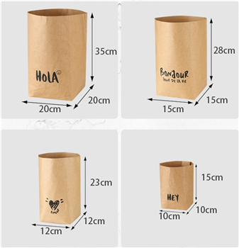 Washable Kraft Paper Grocery Bag
