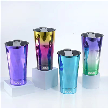 16 oz. Electroplated Diamond Textured Grip Tumbler