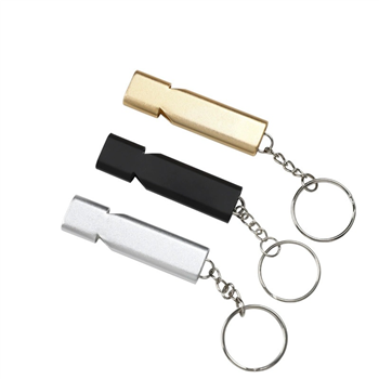 Emergency Survival Double Tube Whistle Keychain