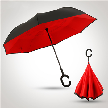 Inverted Umbrella With C Shaped Holder